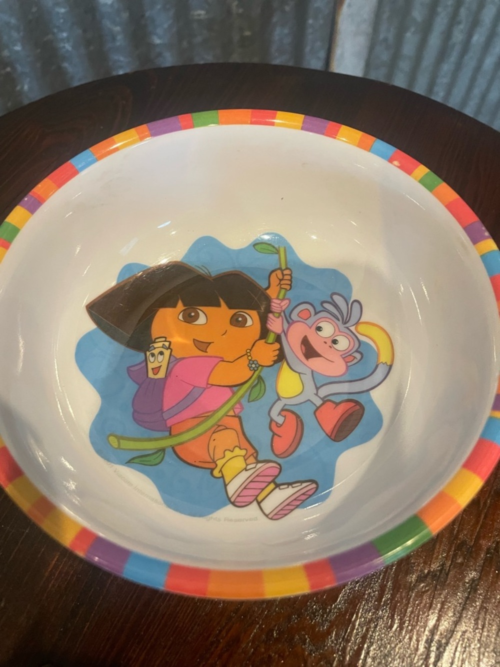 Dora the Explorer Kids Bowl - Multicolor Trim